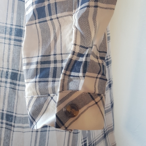 Dressfo Plaid Button Down Shirt Dress -> Dressfo Plaid Button Down Shirt Dress - Picture 8 of 15